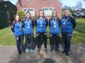 Medaillen-Gewinner 2. Frauen I und 3. Frauen I