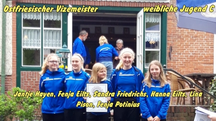 2019 weibliche Jugend C - Ostfriesischer Vizemeister